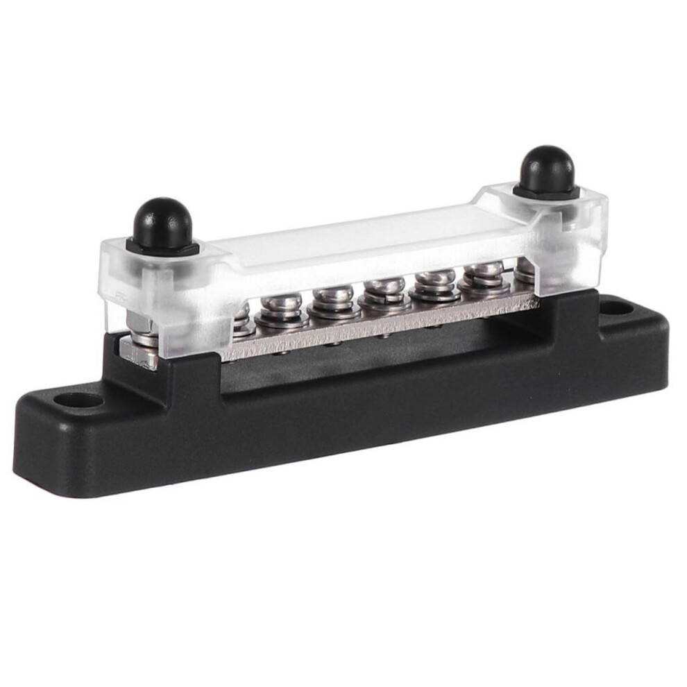 5Piece Bus Bar Junction Block 48V 100A Heavy Duty Power Distribution Block For Marine Rv Wiring With Protective Cover 9351714756501