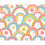 (Large (3.5m X 2.8m)) Rainbow Wobble - Pink 2