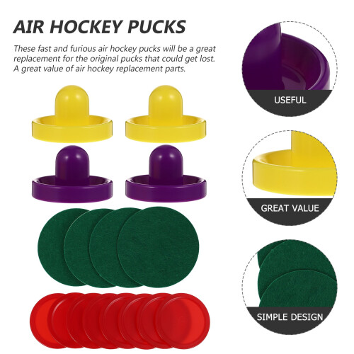 Air Hockey Putter Puck Red ABS Large 2