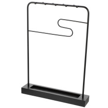 Wooden Calligraphy Brush Holder Stand for Chinese Painting, Stable Display Rack with Tip Protection Design