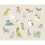 (Large (3.5m X 2.8m)) Happy Dogs Wall Mural - Grey 2