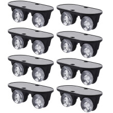 8pcs Self Adhesive Rolling Casters for Storage Boxes, Tool Install, Smooth Rolling