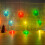 Kerst snoep LED-lichtslinger tuinhanger vierkleurig 4