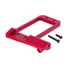 Aluminum RC Crawler Servo Mount Red 4 Link Adapter for Vanquish F10 Portal Axle LCG Chassis Upgrade