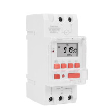 30A Digital Timer Switch 220V DIN Rail Mount, 7Day Programmable Relay with Auto ON OFF Control