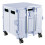 Purple Plastic Folding Craft/ Sewing & Hobby Trolley 2