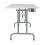 Folding Multipurpose Sewing Table Silver/White  121 x 71 x 72 cm - Sew Ready 13373 5