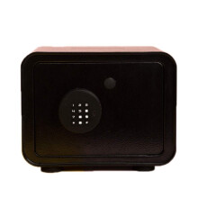 Black Electronic Piggy Bank with Password and Key Lock, Metal Money Box for Kids and Adults