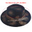 Elegant Distressed Bucket Cap With Feather Accent Soft-camel1 7