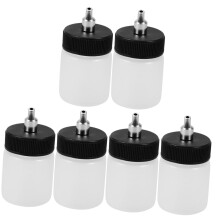 TEHAUX 6pcs 22cc Reusable Airbrush Paint Cups Set, Detachable Pigment Containers for Quick Color Swap
