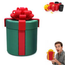 Money Puzzle Box for Cash Gifts, Small Green Puzzle Gift Box for Birthday, Anniversary and Graduation