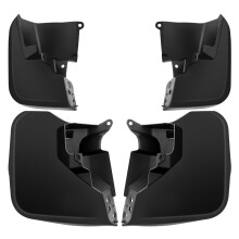 Mud Flaps for FJ Cruiser 20072014 Front and Rear Set Black Splash Guards with Easy Screw Installation