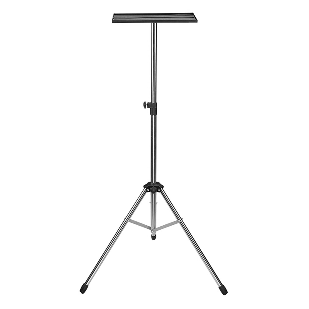 Adjustable Stainless Steel Projector Stand With Tray, AntiâVibration Tripod Mount For Home Theater Or Studio 9045646550329