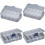 Clear Storage Boxes 4 Pack, Transparent Craft Organizer for Small Items, Durable and Easy Carry 1