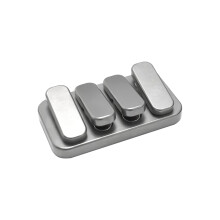Titanium Fidget Slider Spinner with Glossy Reflective Finish, Piano Key EDC Toy for Stress Relief