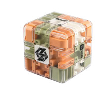 2025 Large 3D Puzzle Maze Cube Ball for Stress Relief, Dual Color Labyrinth Marble Brain Teaser Toy