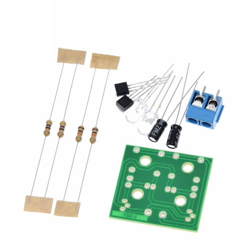 LED Flash Kit with Compact 1.2mm Design, Easy Soldering Practice and Beginner DIY Project for Arduino