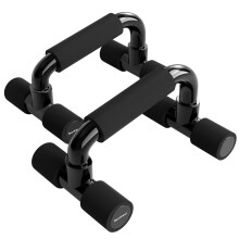 READAEER Pushup Bars Stands Handles Set for Men and Women Workout Black