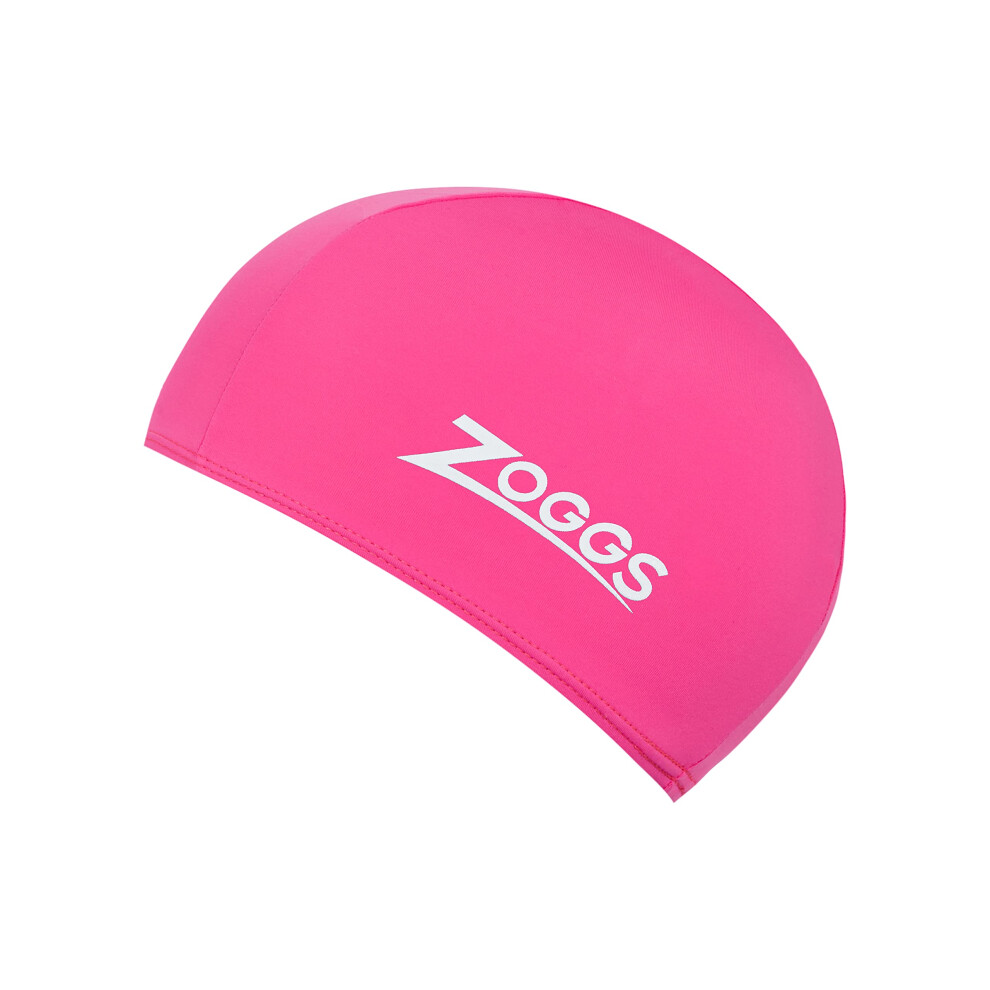 Zoggs Unisex Stretch Swimming Cap, Pink, One Size
