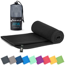 Fit-Flip Microfibre towel - compact, ultra lightweight & quick dry - perfect for