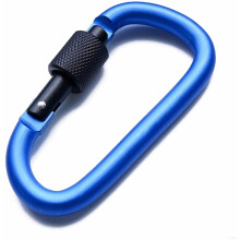 Aluminum Alloy Carabiner Heavy Duty D Ring Clip Hook Locking Carabiner D Sh