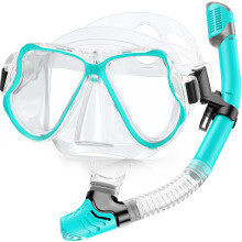 Karvipark Dry Snorkel Set AntiFog Scuba Snorkelling Packages Panoramic Wide