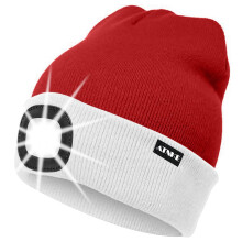 ATNKE LED Lighted Beanie CapUSB Rechargeable Running Hat Ultra Bright 4 LED