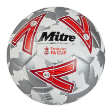 Mitre Mini FA Cup Unisex Football WhiteSilverRedMini