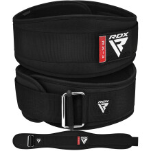 RDX Weight Lifting Belt AUTO LOCK, 6.5” Padded Back Support, Men Women Gym Fitness Bodybuilding Powerlifting Weightlifting Workout, Deadlift Squat,
