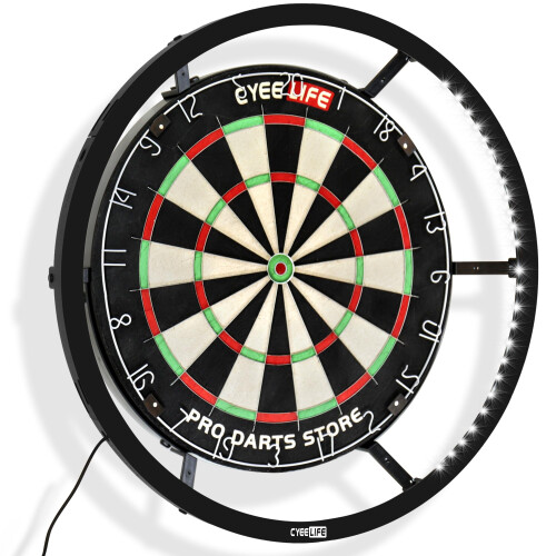 CyeeLife 360 Combinable Dartboard Light 6Panel LED Shadowless Illuminator