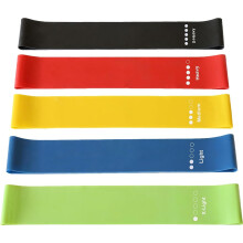 Ram 5 PACK Gym Resistance Bands Women Men Strength Training Resistant Band