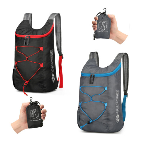 Sahunfri 2 Pcs Ultra Lightweight Backpack, Foldable Backpack Water Resistant Tra