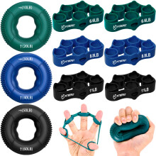 FitBeast Grip Strength Trainer, Finger Exerciser, Forearm