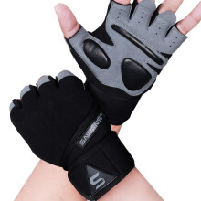 SAWANS Gym Gloves Training Weight lifting Gloves for Men Women Wrist Support Padded Extra Grip Palm Protection Exercise Fitness Workout Gloves Cyclin