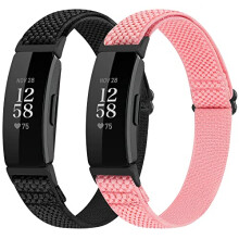 SHIJZWD Adjustable Elastic Watch Strap Compatible with Fitbit Inspire 2Fitb