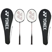 Yonex GR 303 Combo Badminton Racquet with Full Cover Set of 2 Black