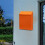 Lockable Wall Mounted Mailbox with Secure Lock System, Large Capacity Iron Post Box, Orange Outdoor 2