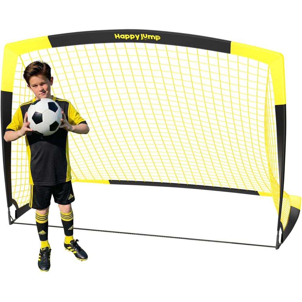 Photos - Football Goals Happy Jump Portable Pop Up | Weatherproof Football Nets â 5x3.6FT