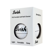 Swish Portable Golf Ball Cleaner Golf Bag Accessory White