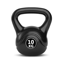 Bestfor Kettlebell Vinyl Coated Black Weight Lifting Strength Kettle Bell f