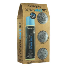Grangers Down Care Kit | Includes Down Wash & Repel 300ml + 3 Dryer Balls | Perfect For Down Jackets (packaging may vary )