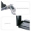 Wall Mounted CPU Stand Adjustable Width Metal PC Tower Holder for SpaceSaving Office Setup 2