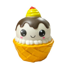 Slow Rising Ice Cream Squishy Toy for Kids, Cute Stress Relief Soft Foam Squeeze Gift