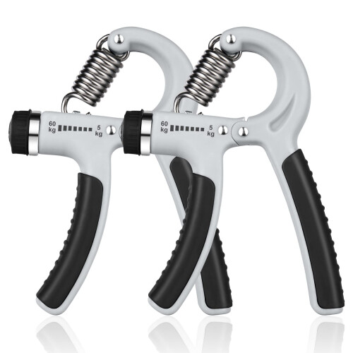 Vicloon 2Pcs Adjustable Hand Grip Exerciser, 10-50 kg Forearm