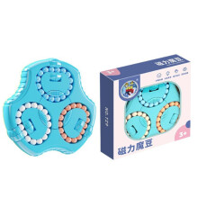 Double Sided Fidget Spinner Puzzle Toy for Kids and Adults, Rotating Bean Color Matching Game