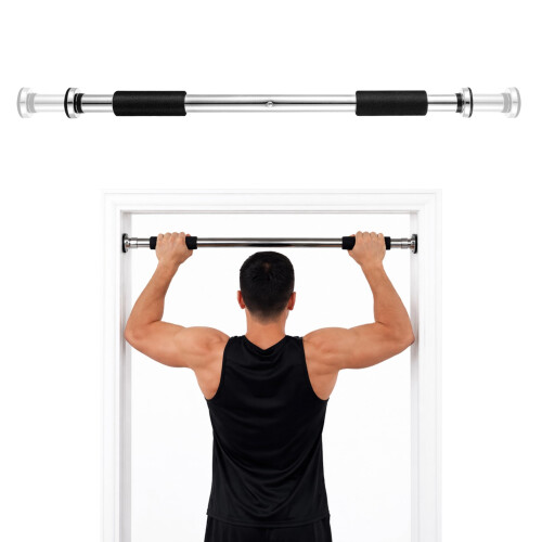 Adjustable Pull Up Bar for Doorway 62–100cm Heavy Duty Door Frame Exercise