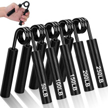COVVY Metal Hand Grip Strengther Set50100150200250lbsGrip Strength Trainer