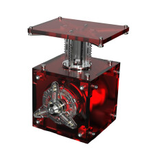 3D Metal Puzzle for Adults Steampunk DIY Mechanical Model Kit with Luminous Acrylic Display Base 100+PCS Home Office Ornament