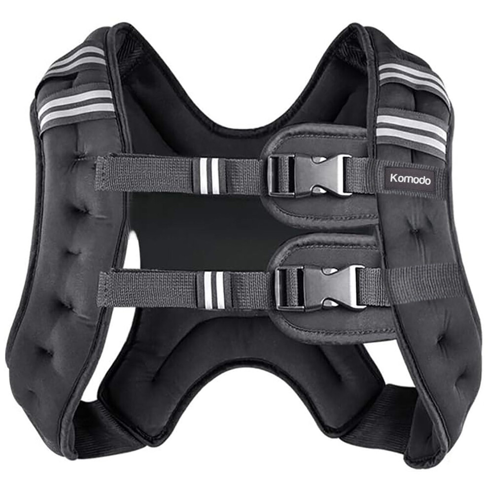 Komodo Weighted Vest Neoprene Cardio Running Workout Weight Clothing With R