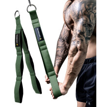 Professional Tricep Rope Cable Attachment with 3 Adjustable Handles  Heavy